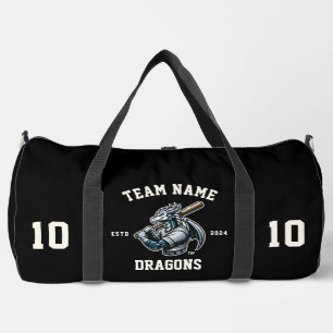 Dragons "Customizable" Baseball Duffle Bag