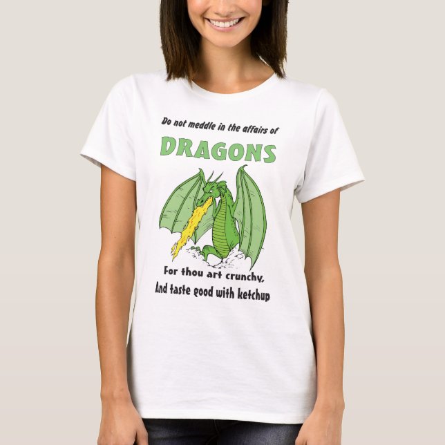 Dragons Do Not Meddle in Their Affairs T-Shirt (Front)