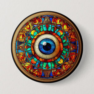 Dragon's Eye 3 Inch Round Button