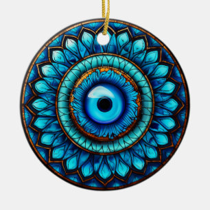 Dragon's Eye Ceramic Ornament