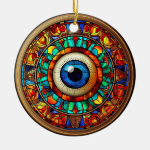 Dragon's Eye Ceramic Ornament
