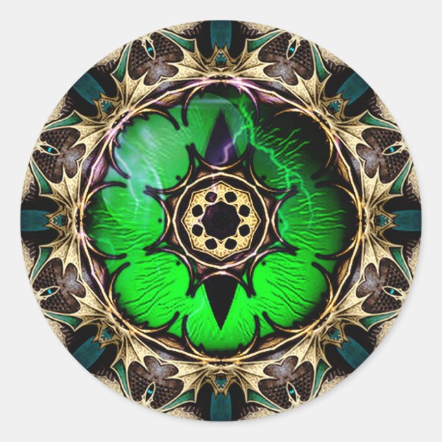 Dragon's Eye Classic Round Sticker (Front)