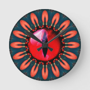 Dragon's Eye Round Clock
