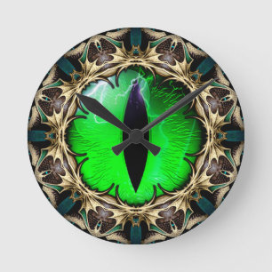 Dragon's Eye Round Clock
