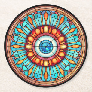 Dragon's Eye Round Paper Coaster