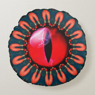 Dragon's Eye Round Pillow