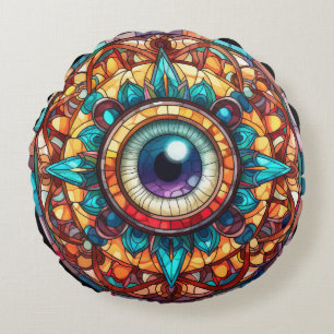 Dragon's Eye Round Pillow