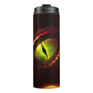 Dragon's Fire Red Eye Thermal Tumbler