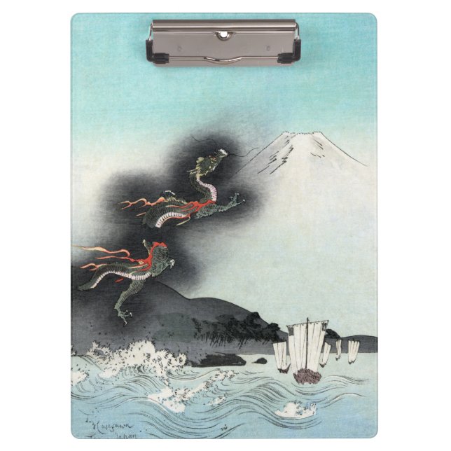 Dragon's Fury Sea Battle for Mount Fuji, Japan Clipboard (Front)