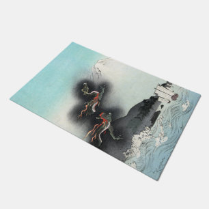 Dragon's Fury Sea Battle for Mount Fuji, Japan Doormat
