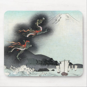 Dragon's Fury Sea Battle for Mount Fuji, Japan Mouse Pad