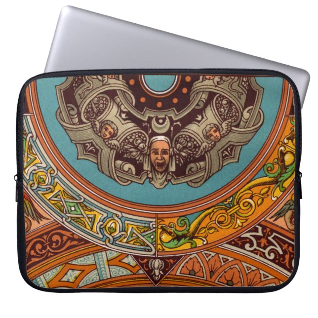 Dragons & Gargoyles Neoprene Laptop Sleeve (Front)