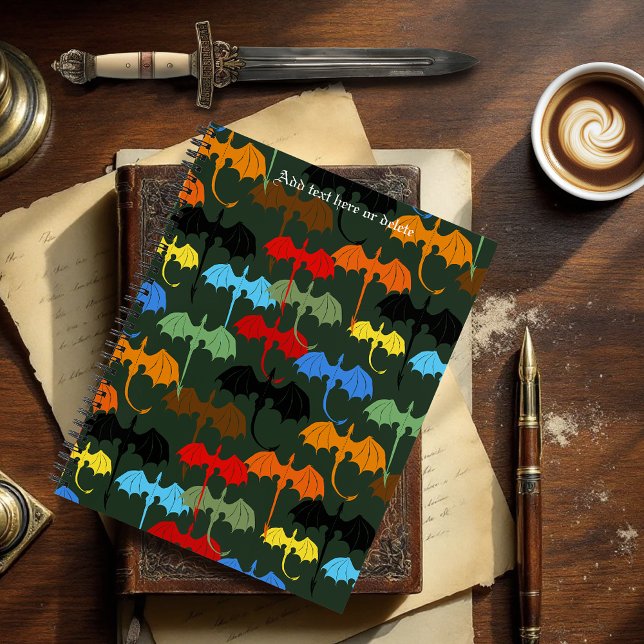 Dragons Green Flight Fantasy Notebook (Creator Uploaded)