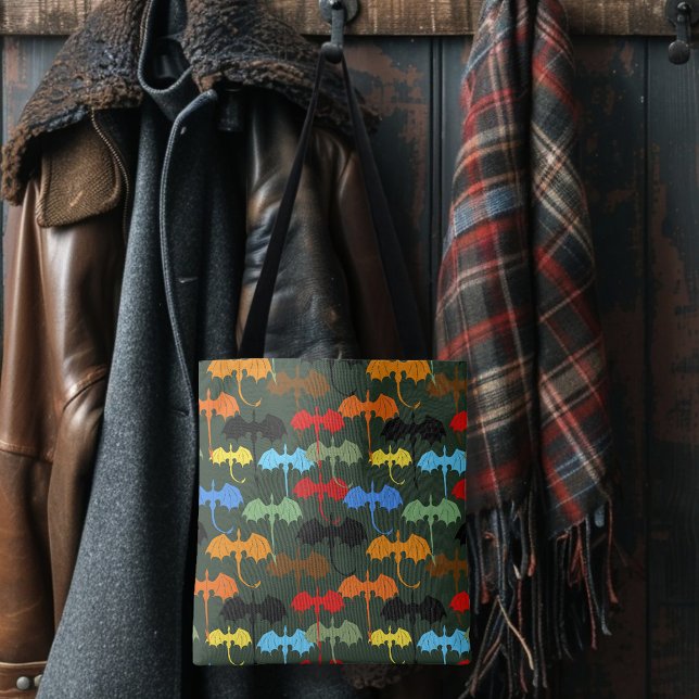 Dragons Green Flight Fantasy Tote Bag (Creator Uploaded)