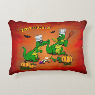 Dragons - Happy Halloween ! Today I will cook Accent Pillow