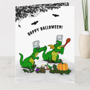 Dragons - Happy Halloween ! Today I will cook Card