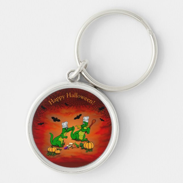 Dragons - Happy Halloween ! Today I will cook Keychain (Front)