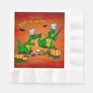 Dragons - Happy Halloween ! Today I will cook Napkin
