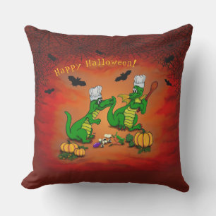 Dragons - Happy Halloween ! Today I will cook Outdoor Pillow