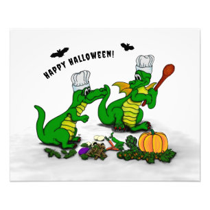 Dragons - Happy Halloween ! Today I will cook Photo Print