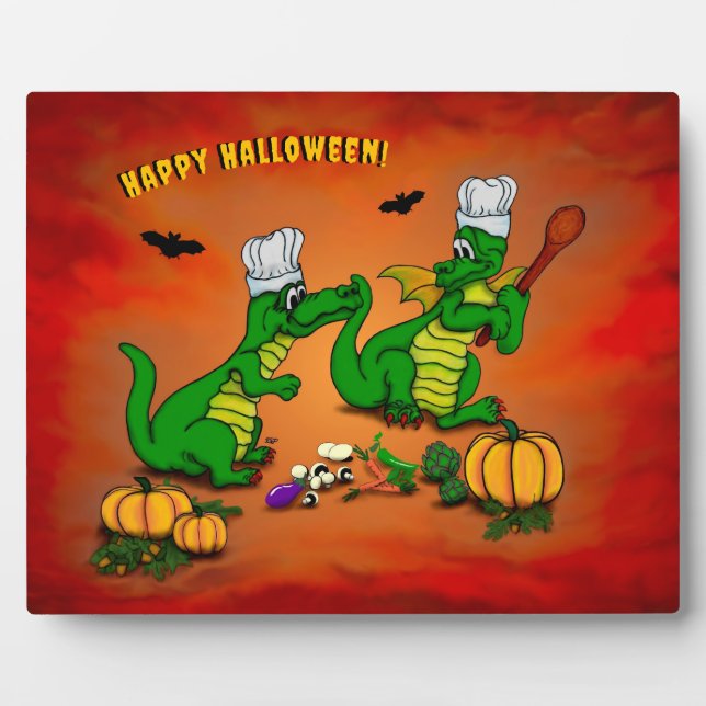 Dragons - Happy Halloween ! Today I will cook Plaque (Front)