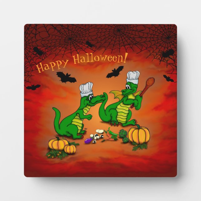Dragons - Happy Halloween ! Today I will cook Plaque (Front)