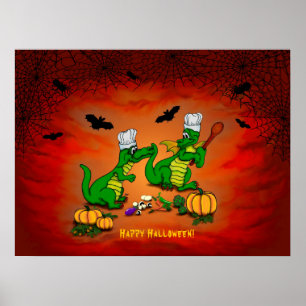 Dragons - Happy Halloween ! Today I will cook Poster