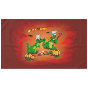 Dragons - Happy Halloween ! Today I will cook Tablecloth