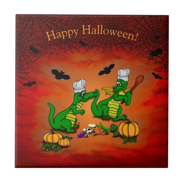 Dragons - Happy Halloween ! Today I will cook Tile (Front)