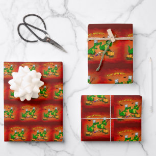 Dragons - Happy Halloween ! Today I will cook Wrapping Paper Sheet