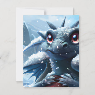 Dragons have Captured the Imaginations of Children Holiday Card