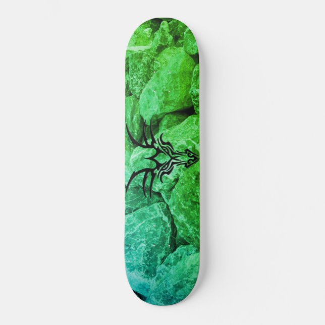 Dragon's head, skateboard (Front)