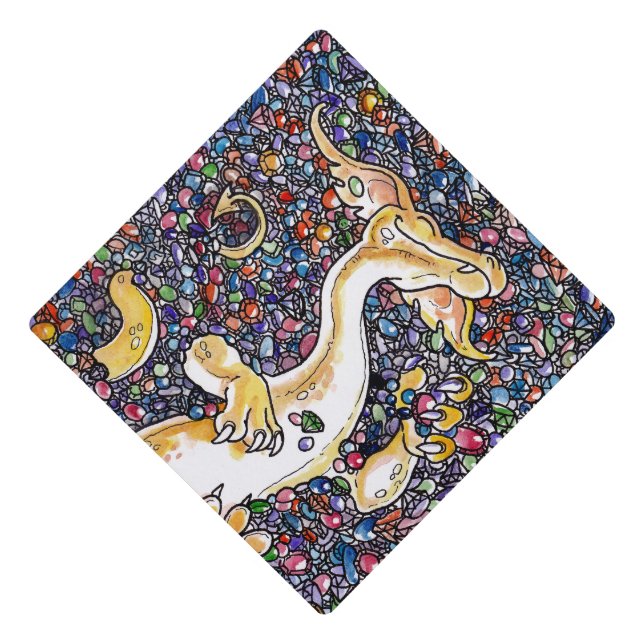Dragon's Hoard Graduation Cap Topper (Front)