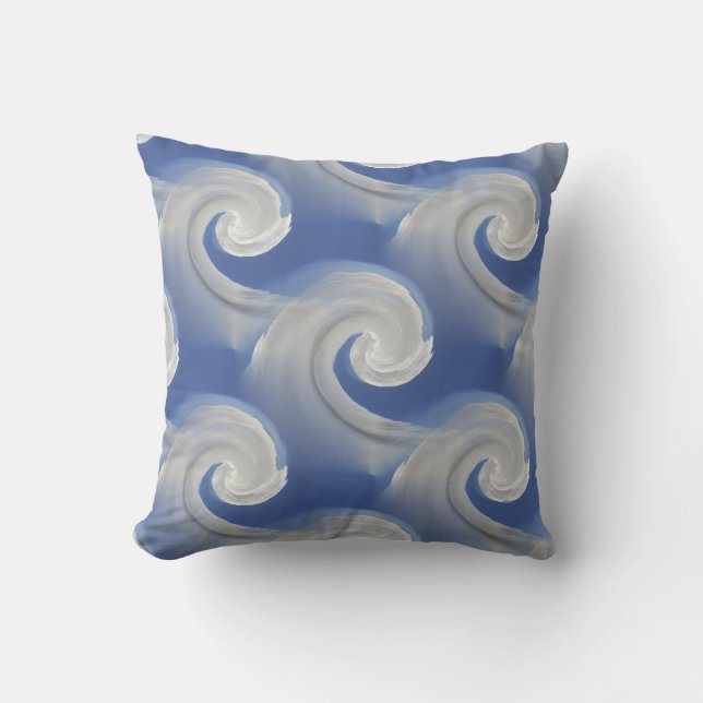 Dragon's in the sky..... throw pillow (Front)