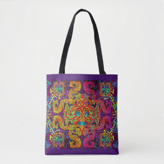 Dragons Know How to Make Gold into Straw Tote Bag