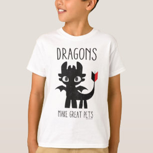 "Dragons Make Great Pets" Toothless Graphic T-Shirt