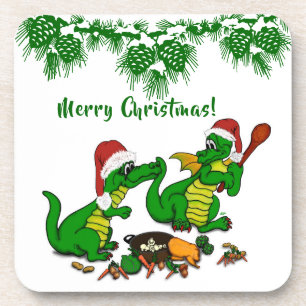 Dragons - Merry Christmas ! - today I will cook Coaster