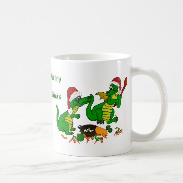 Dragons - Merry Christmas ! - today I will cook Coffee Mug (Right)