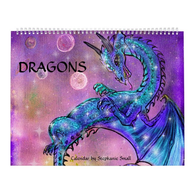 Dragons Monsters Reptile Beast Creature Animal Dra Calendar (Cover)