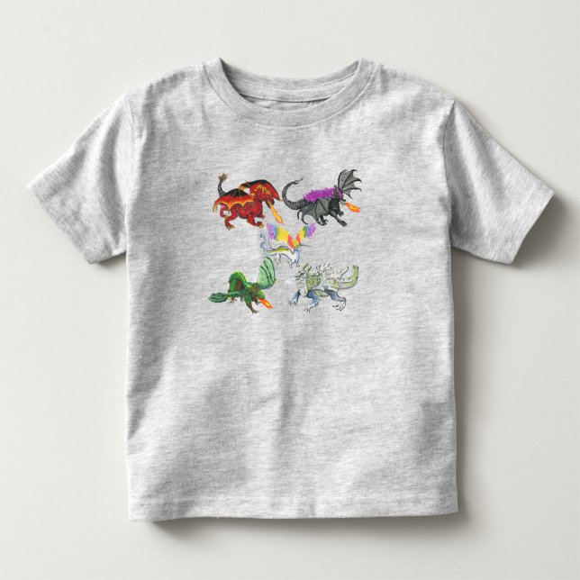 dragons on a T shirt (Front)