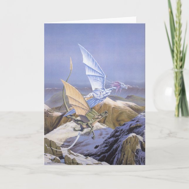 DRAGON'S PLAYGROUND HOLIDAY CARD (Front)