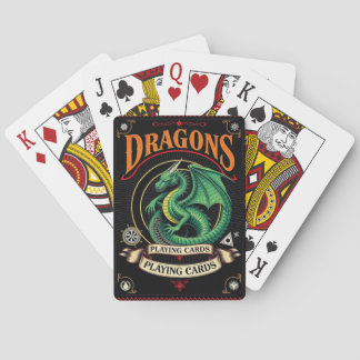 Dragons Playing Cards