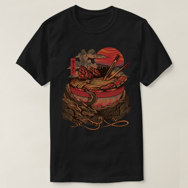 Dragons Ramen T-Shirt (Design Front)