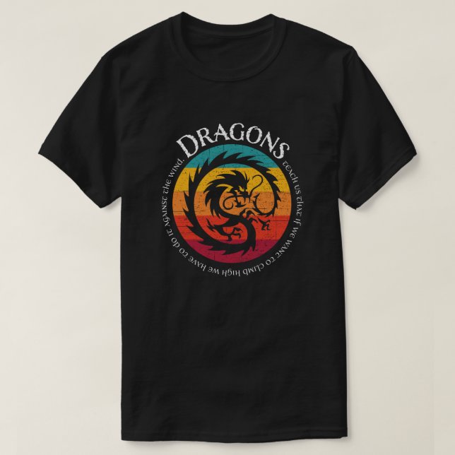 Dragons Teach Us #1 T-Shirt (Design Front)