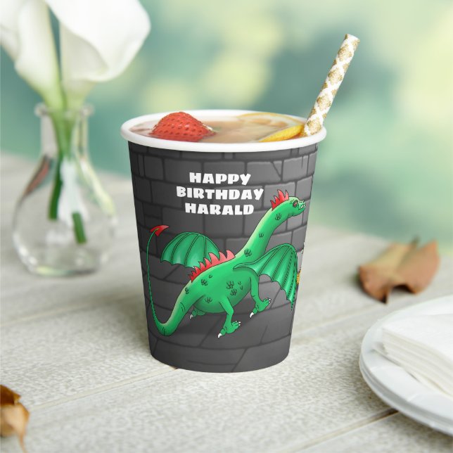 Dragon's Treasure Hunt Paper Cups (Insitu)
