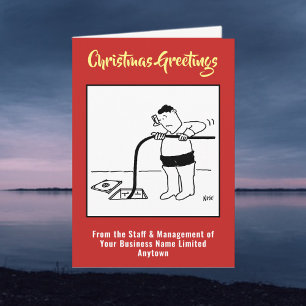 Drain Clearance and Unblocking Christmas Card