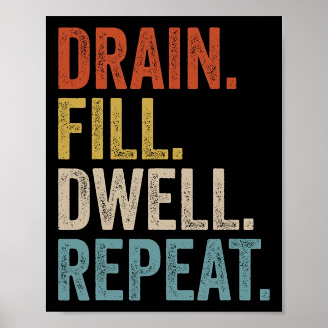 Drain Fill Dwell Repeat Peritoneal Dialysis Kidney Poster (Front)