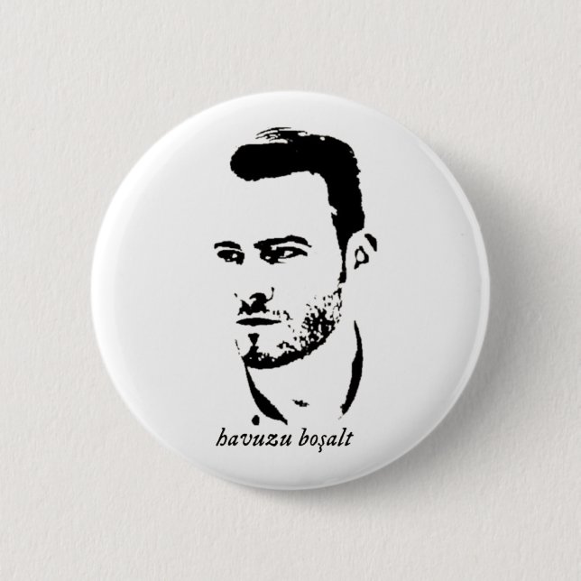 Drain The Pool 2 Inch Round Button (Front)