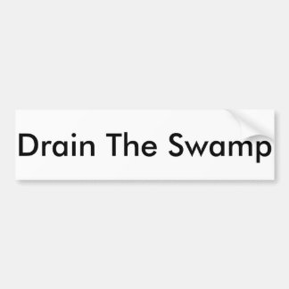 "Drain The Swamp" bumper sticker