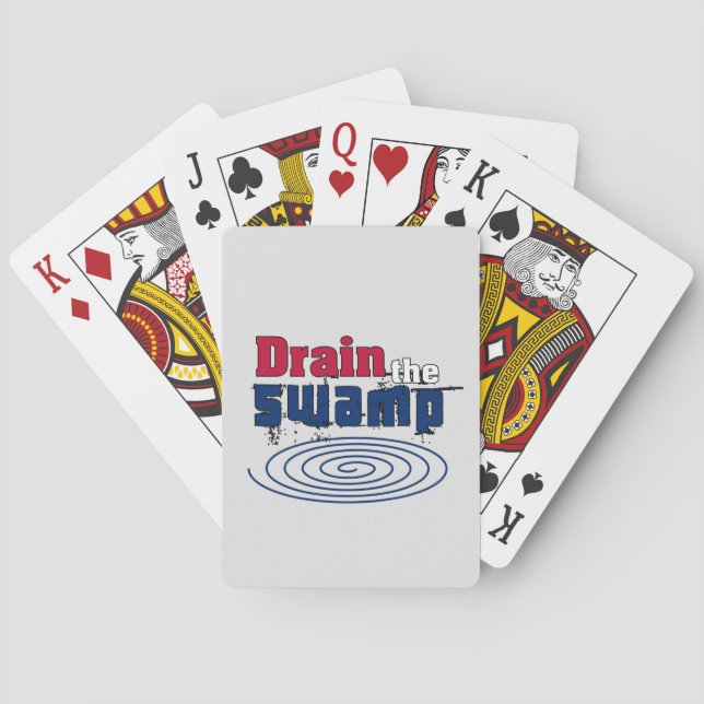 Drain the Swamp    Playing Cards (Back)